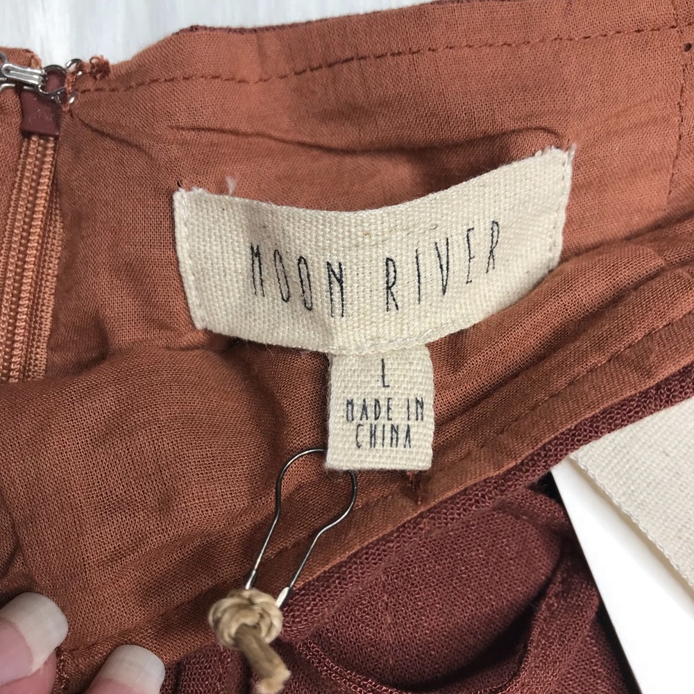 ❌SOLD MOON RIVER | Rust Shorts Size Large NWT - Picture 5 of 8
